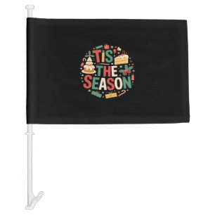 Christmas Tree Cute - Tis The Season Car Flag