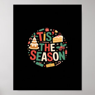Christmas Tree Cute - Tis The Season Poster
