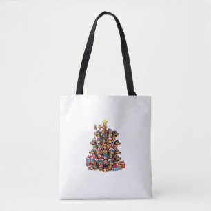 Christmas Tree Dachshund Sausage Dog Dachshunds  Tote Bag