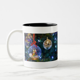 Christmas Tree Decoration bauble 2 Two-Tone Coffee Mug