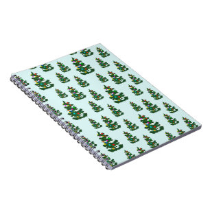 Christmas Tree Decoration Winter Snow Xmas Holiday Notebook
