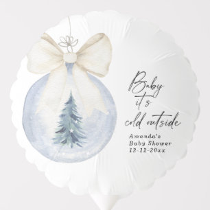 Christmas tree decoration with bow Baby shower Balloon