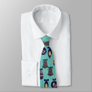 Christmas Tree Decorations Pattern Neck Tie