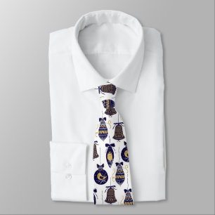 Christmas Tree Decorations Pattern Neck Tie