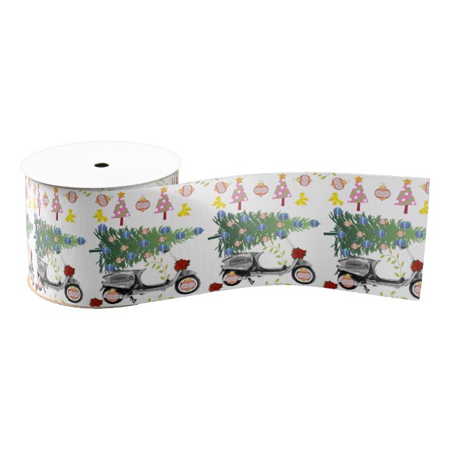 Christmas Tree Decorative Ribbon (Spool)