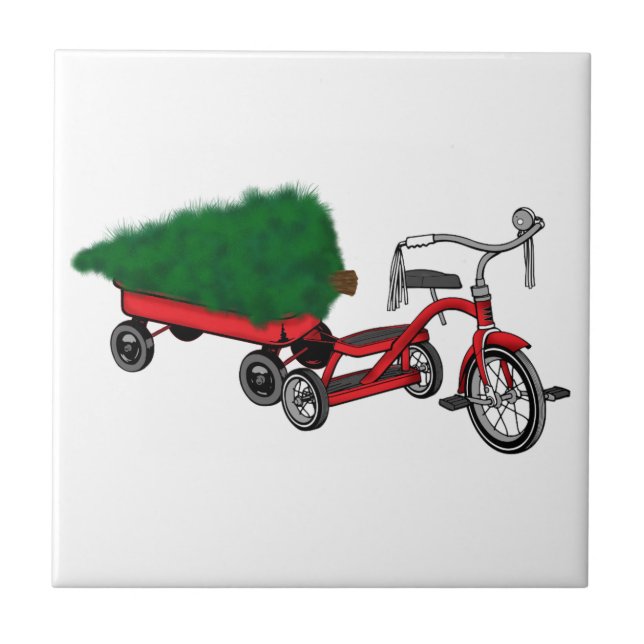 christmas tree delivery ceramic tile (Front)