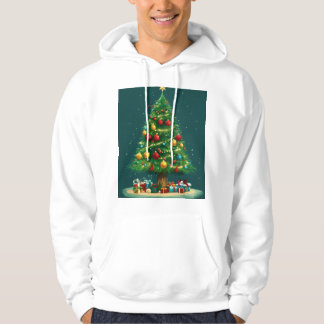 Christmas tree design for hodie hoodie