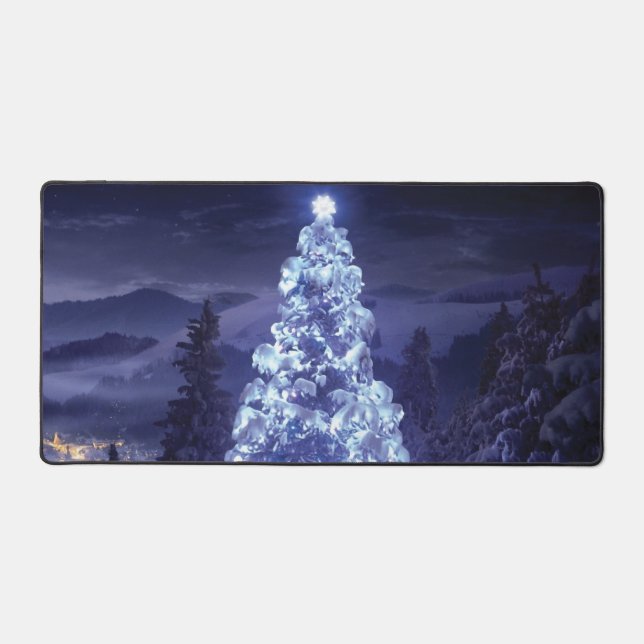 Christmas Tree  Desk Mat (Front)