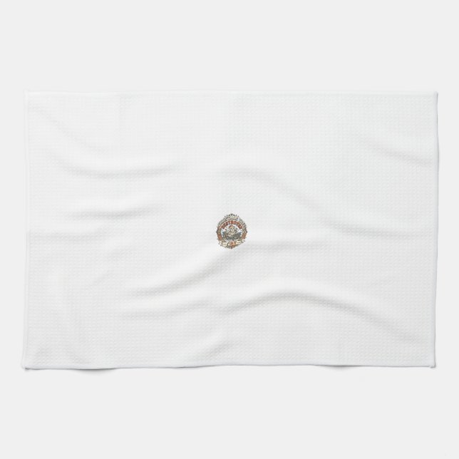 Christmas Tree Destroyer Cat Christmas Tree Destro Kitchen Towel (Horizontal)