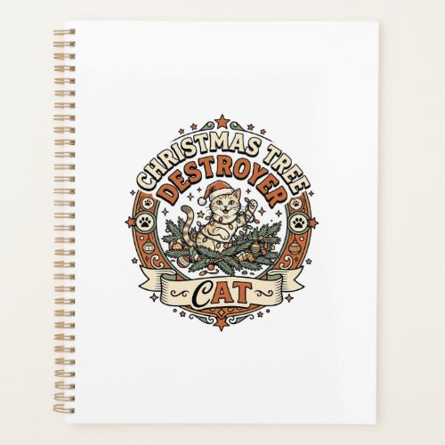 Christmas Tree Destroyer Cat Christmas Tree Destro Planner