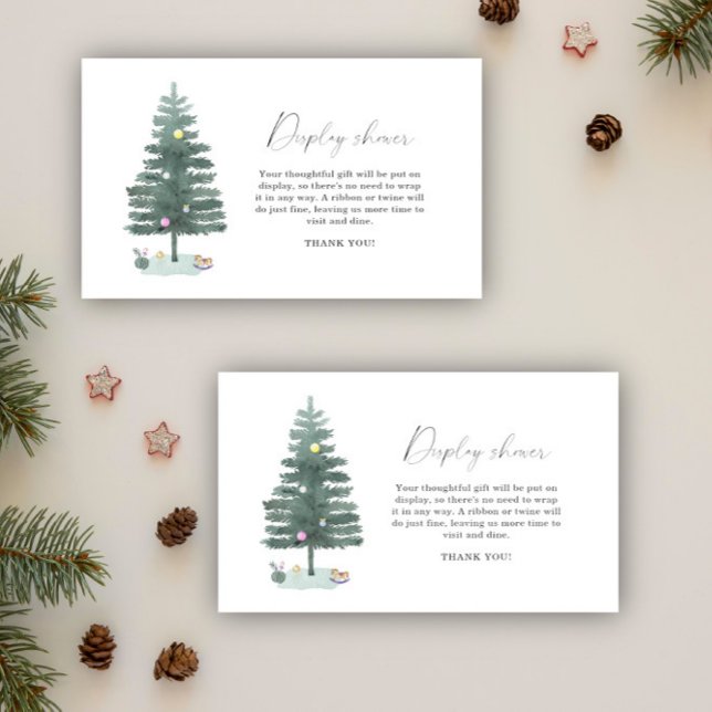 Christmas tree - display shower enclosure card (Creator Uploaded)