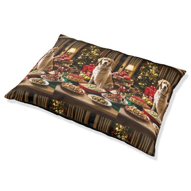 Christmas Tree Dog Bed (Angled)