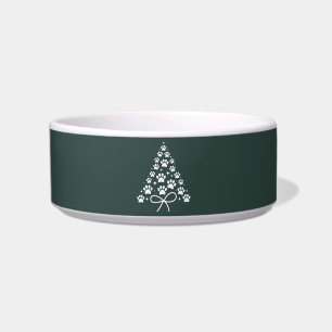 Christmas Tree Dog Lover Owner Gift Holiday  Bowl