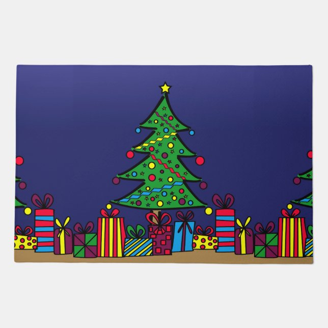 Christmas tree doormat (Front)