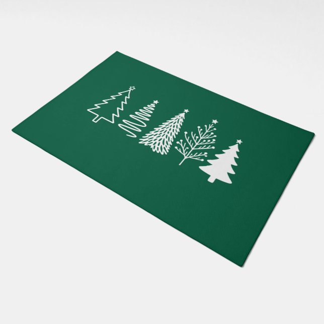 Christmas Tree  Doormat (Angled)
