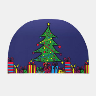Christmas tree doormat