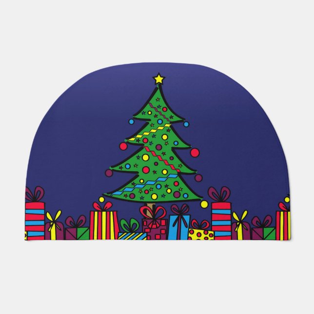 Christmas tree doormat (Front)
