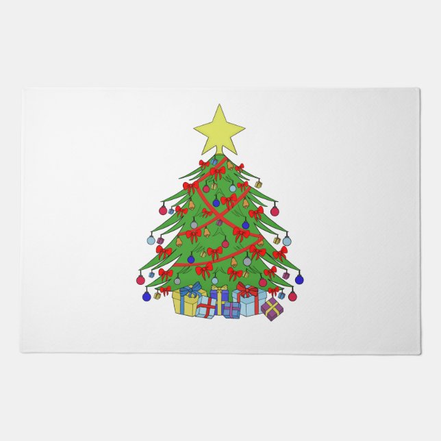 Christmas tree doormat (Front)