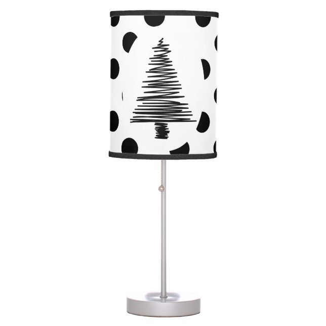 Christmas Tree Dots Table Lamp (Front)