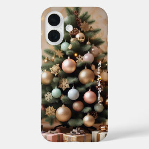 "Christmas Tree Elegance" iPhone 16 Case