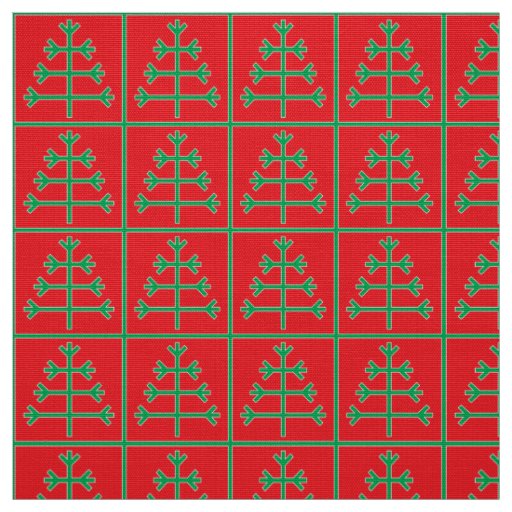 Christmas tree fabric