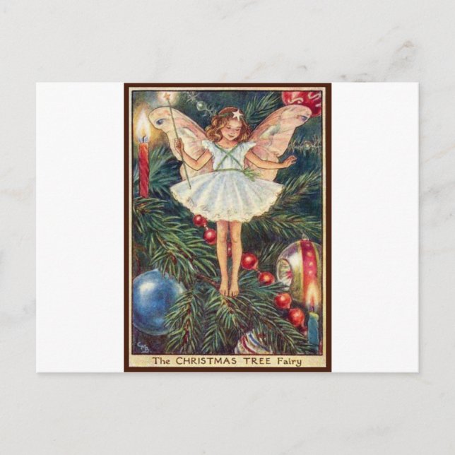 Christmas-Tree-Fairy.jpg Holiday Postcard (Front)
