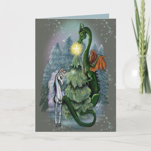 Christmas Tree Fantasy Card (Front)