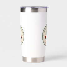 Christmas Tree Farm Red Truck Insulated Tumbler