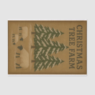 Christmas Tree Farm Tissue Paper