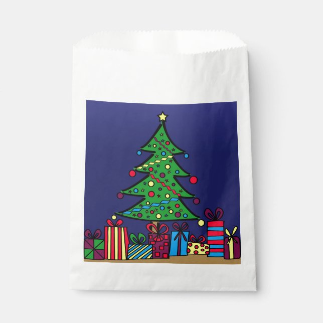 Christmas tree favor bag (Front)