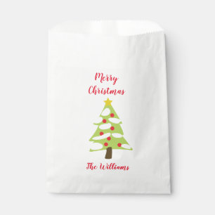 Christmas Tree Favor Bag