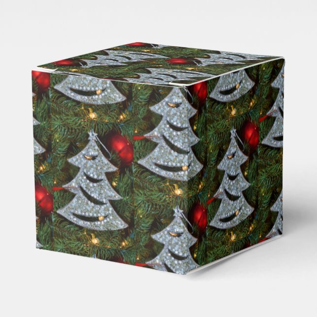 Christmas Tree Favor Box (Front Side)