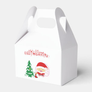 Christmas tree favor boxes