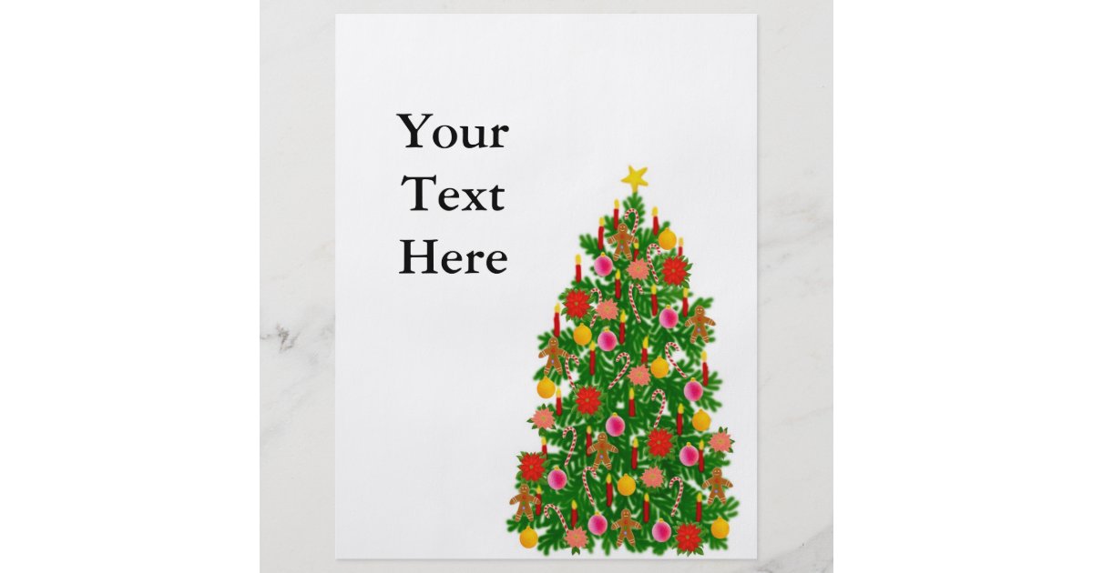 Christmas Tree Flyer | Zazzle