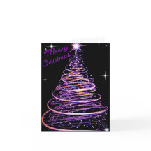 Christmas tree Folded Holiday Card