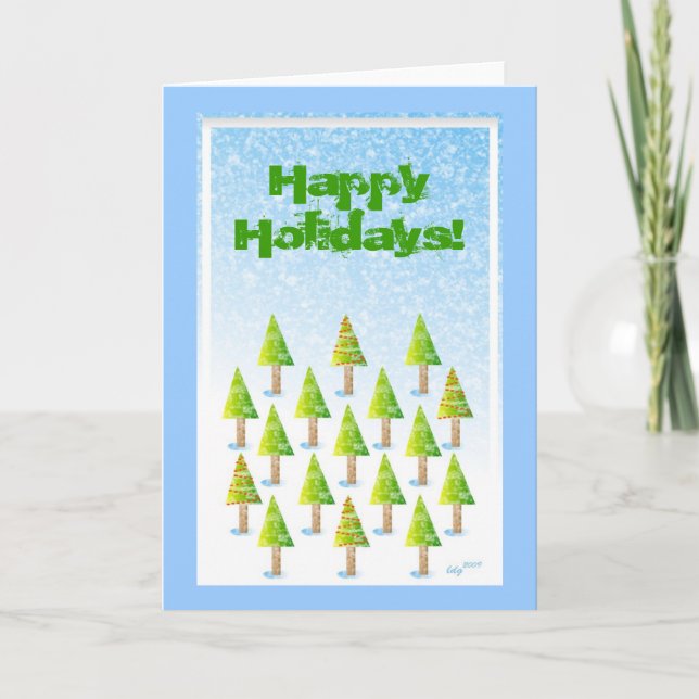 Christmas Tree Forest Card (Front)
