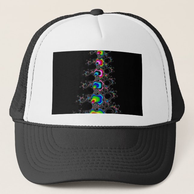 Christmas tree - Fractral Trucker Hat (Front)
