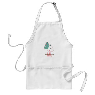Christmas Tree Frosted Cookies Adult Apron
