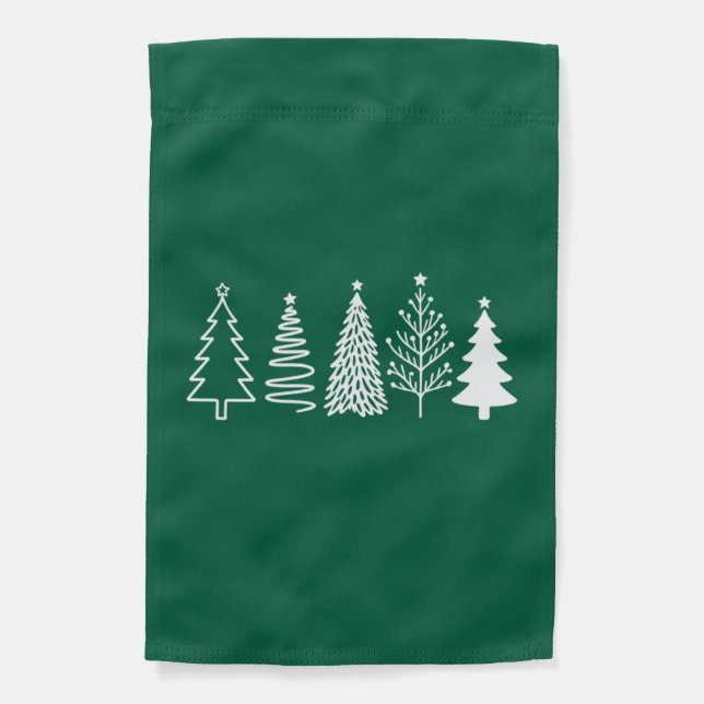Christmas Tree  Garden Flag (Front)