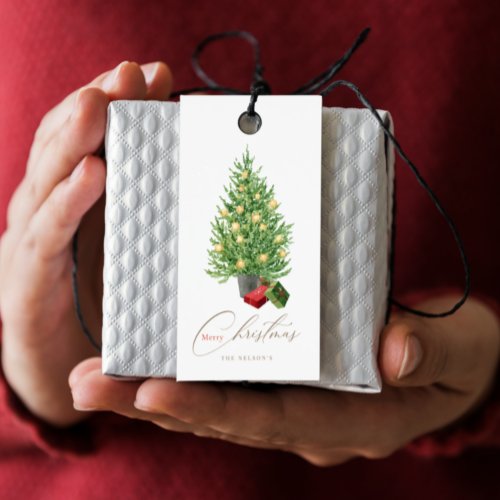 Christmas Tree  Garland Holiday Party Gift Tags