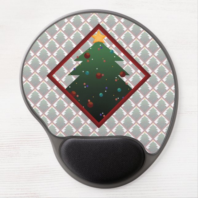 Christmas Tree Gel Mouse Pad (Front)