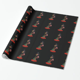 Christmas Tree Giant Candy Cane Wrapping Paper