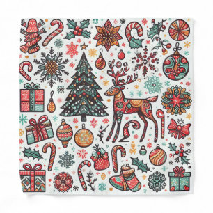 Christmas Tree Gift Bandana