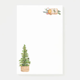 Christmas Tree Gift Holly Berry Holiday  Post-it Notes