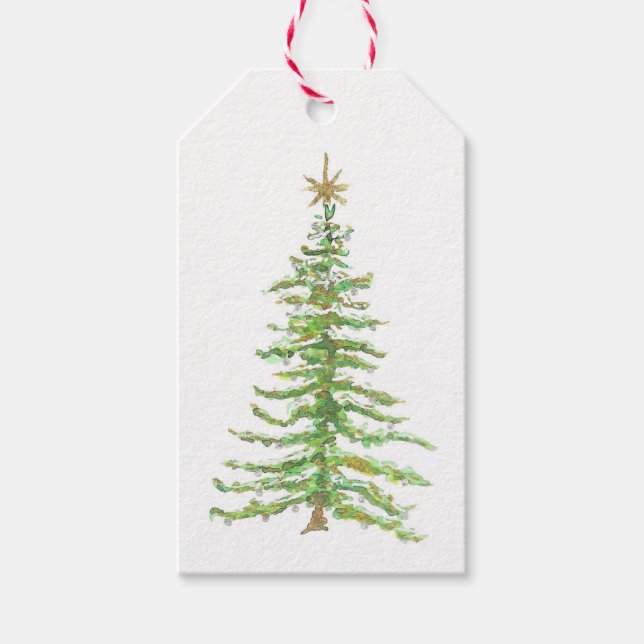 Christmas Tree Gift Tag (Front)