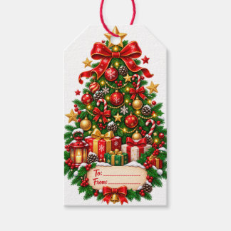Christmas Tree Gift Tag
