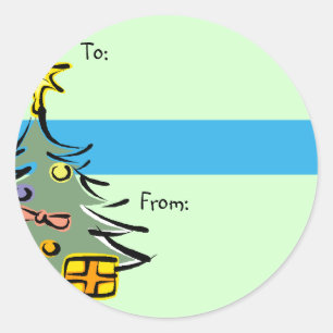 Christmas Tree Gift Tags