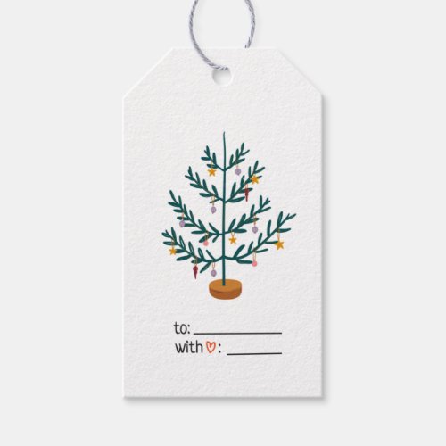 Christmas Tree Gift Tags