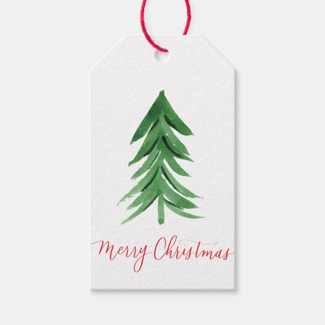 Christmas Tree Gift Tags (Front)