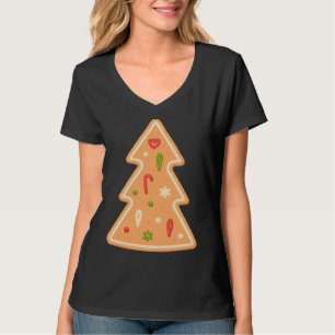 Christmas Tree Gingerbread cake Xmas T-Shirt